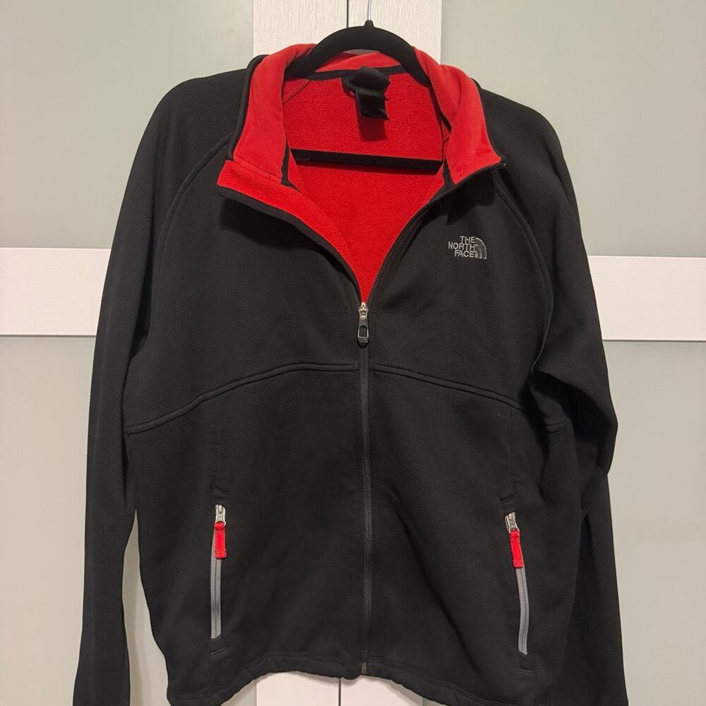The North Face Jacket Black and Red Size L